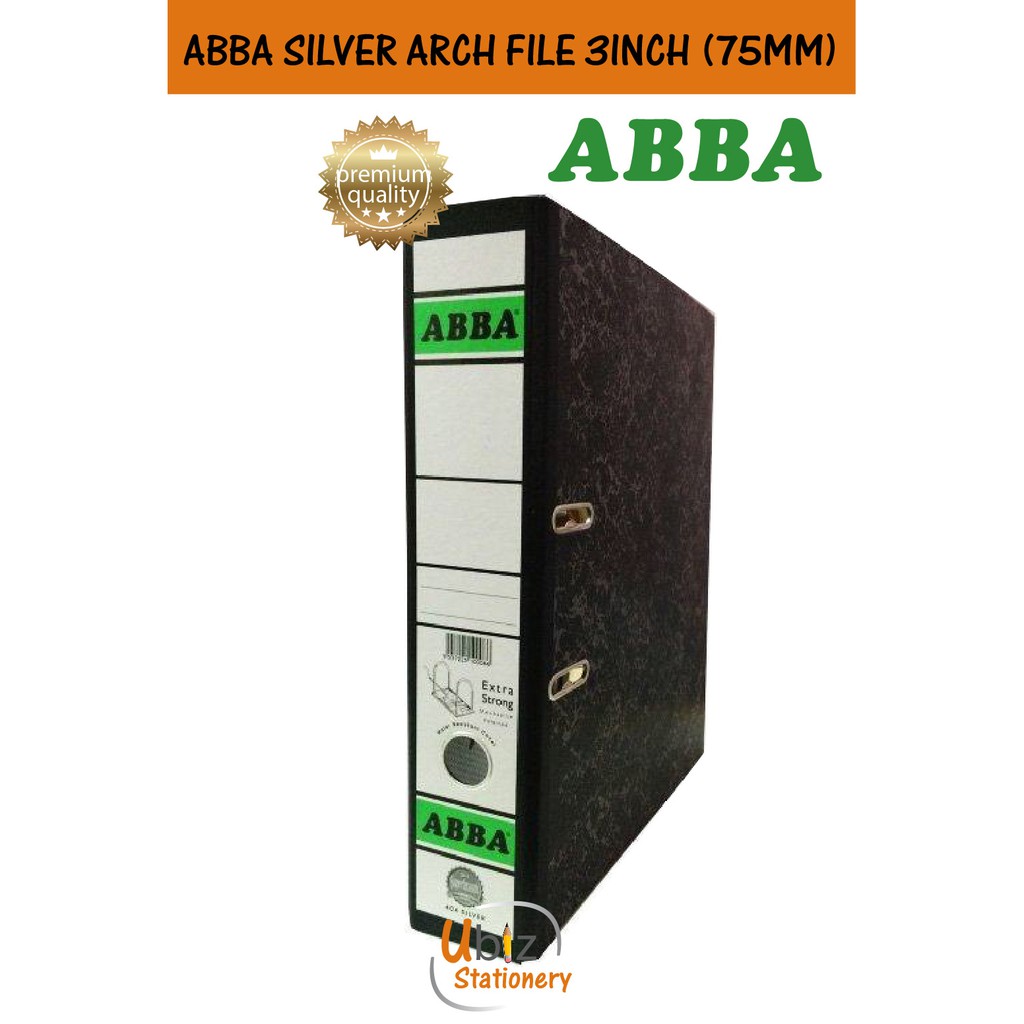ABBA Silver Arch File 3" 404 (1 carton of 24pcs) (Wholesale) (Cheaper ...