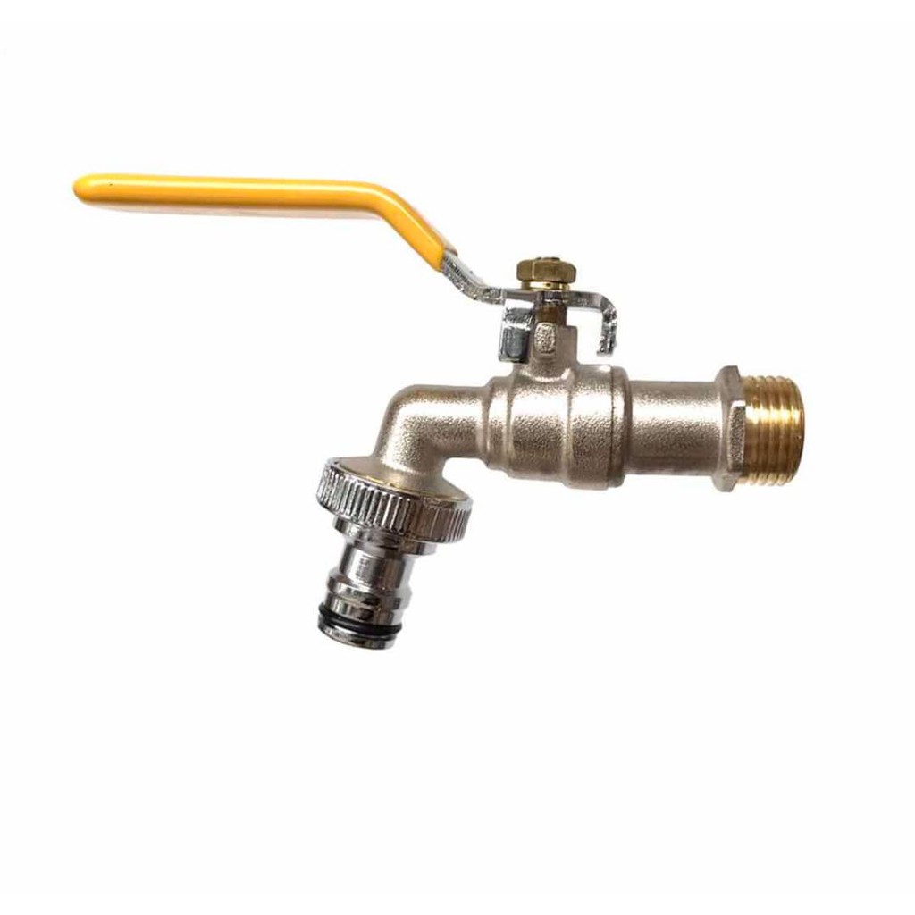 1/2" Brass Water Bib Tap Faucet Washing Machine Outdoor Faucet Shopee