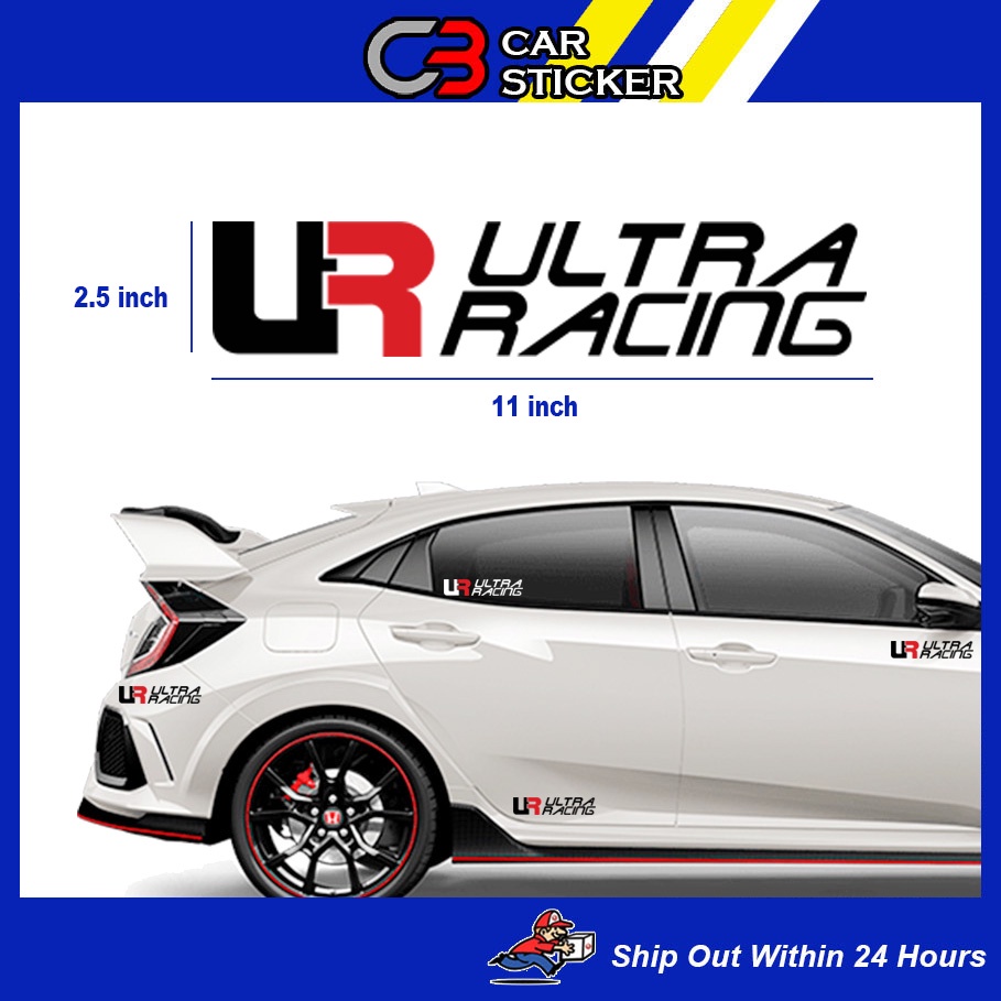 Ultra Racing Sticker Car Sticker / cs630 | Shopee Malaysia