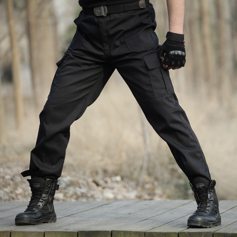 Outdoor Sport Men Pants Black Military Cargo Pant Army, 59% OFF