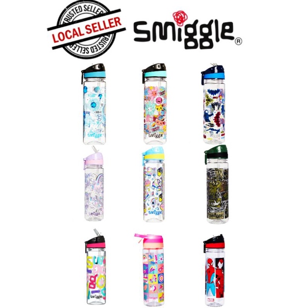 Smiggle Water Bottle Botol 650ml / 440ml /400ml Shopee Malaysia