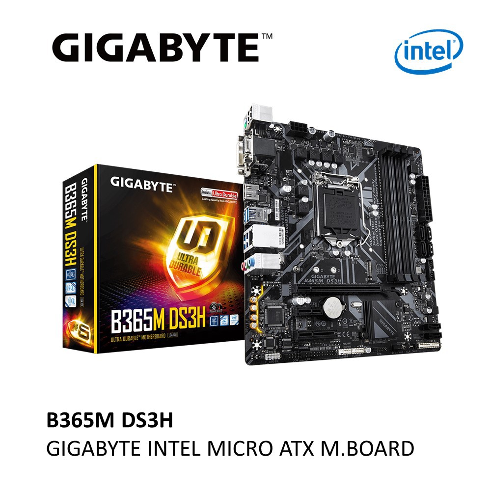 GIGABYTE B365M DS3H LGA1151 Micro ATX Motherboard GA B365M DS3H Shopee Malaysia