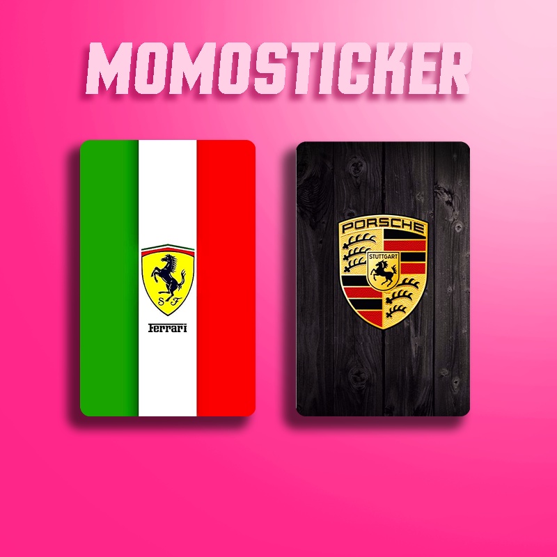 PORSCHE/ FERRARI /JDM / AE86 / RWB 🔥 Card Skin Sticker 🔥 ATM Sticker 🔥 ...