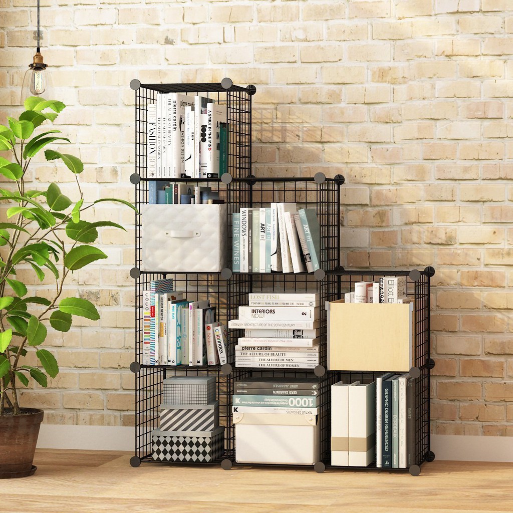 [Malay Ready Stock] SweetHomeMY DIY 9 Cube Metal Wire Multi-Function ...
