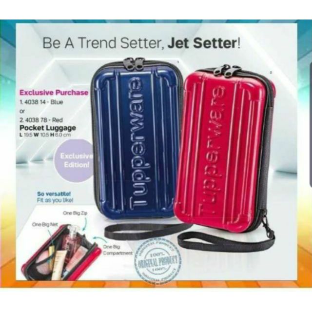 TUPPERWARE LUGGAGE POCKET