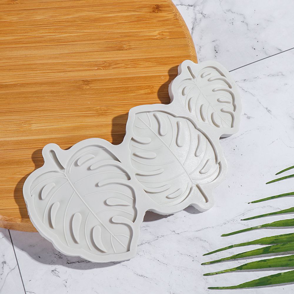 3D Leaf Silicone Mold Palm Leave Silicone Mold Tropical Leaf