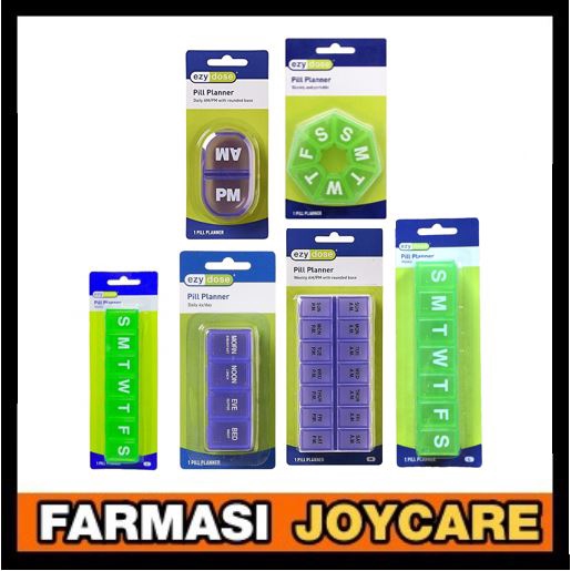 Ezy Dose Pill Planner/ Pill Container/ Pill Box Random Colours | Shopee ...