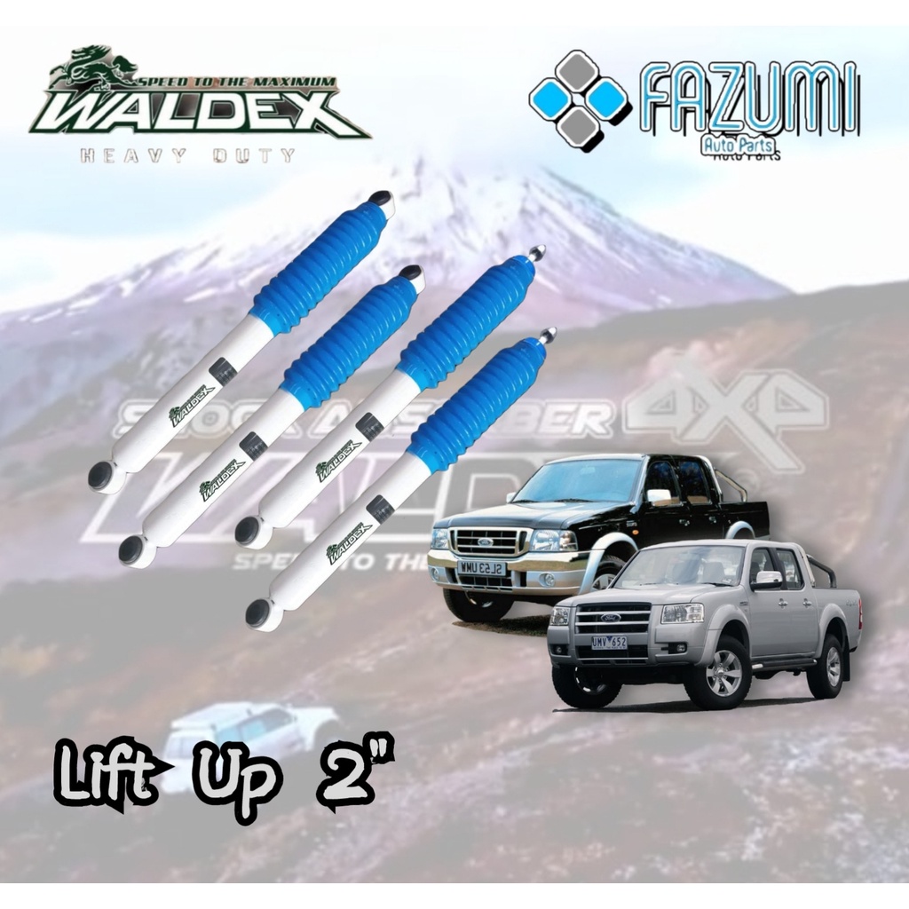 Ford Ranger WL T X Mazda Fighter X WALDEX Lift Up Inc Gas Heavy Duty Absorber