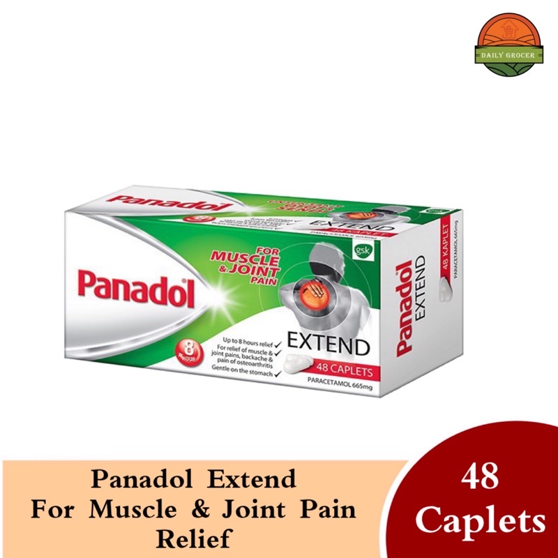 Panadol Extend for Muscle and Joint Pain Relief (48's) Shopee Malaysia