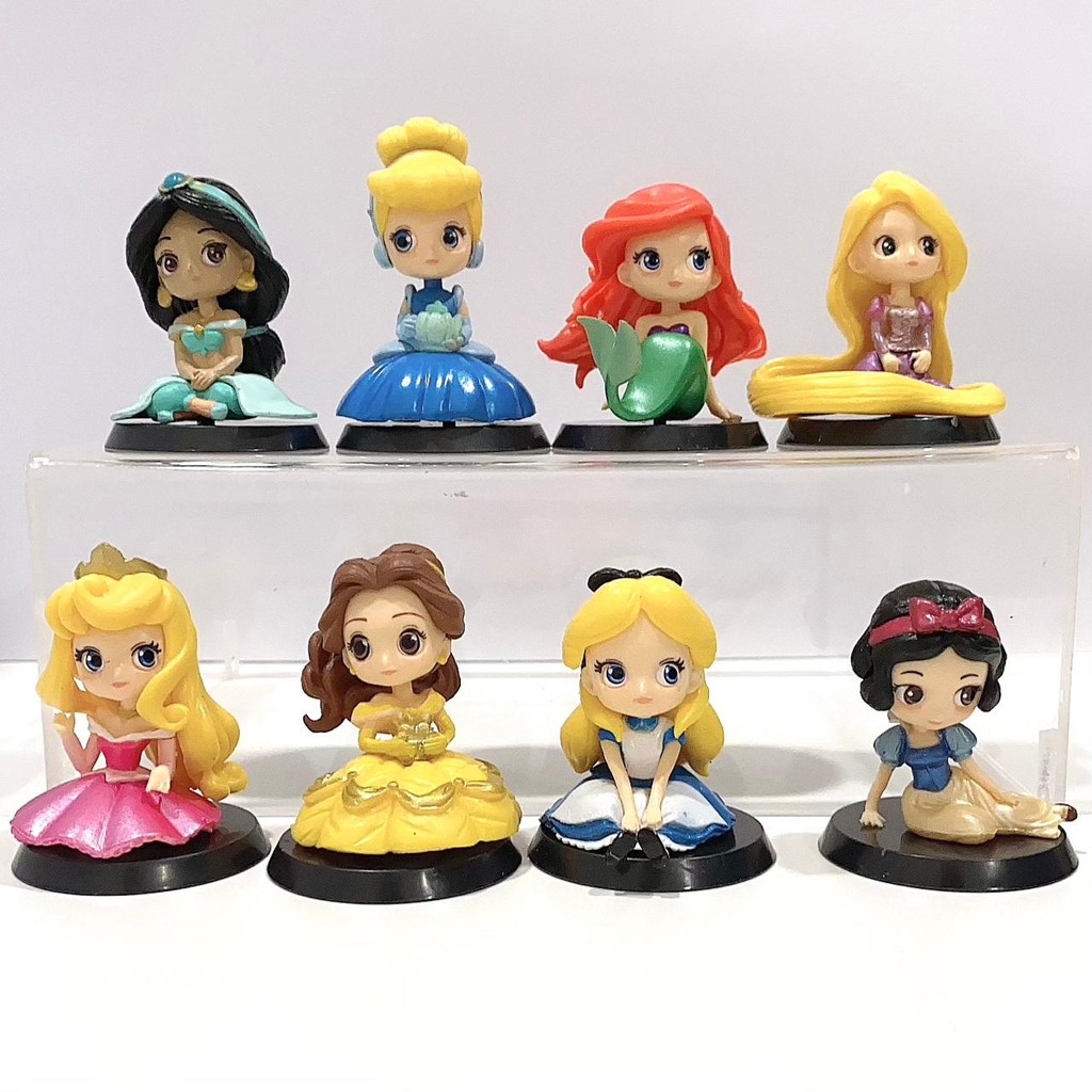 Princess Set Of 8 Pcs Cake Topper Displays 