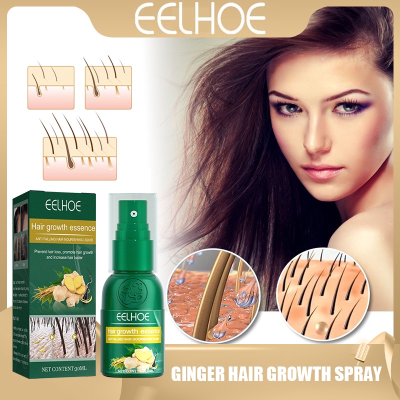 Eelhoe Ginger Hair Growth Spray For Moisturizing Root Nourishing Care