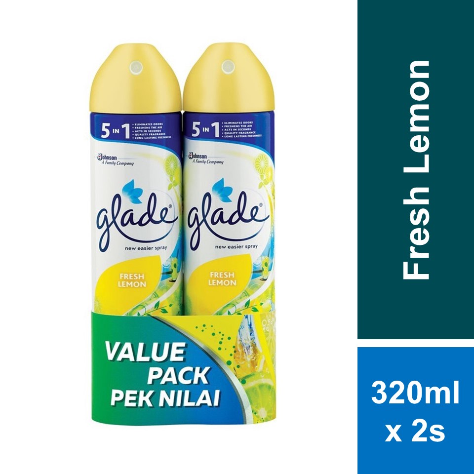 Glade aerosol fresh 2025 lemon