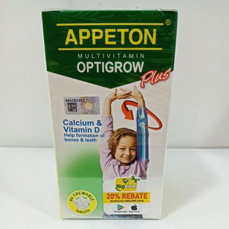 Appeton Multivitamin Optigrow plus (60tabl) | Shopee Malaysia