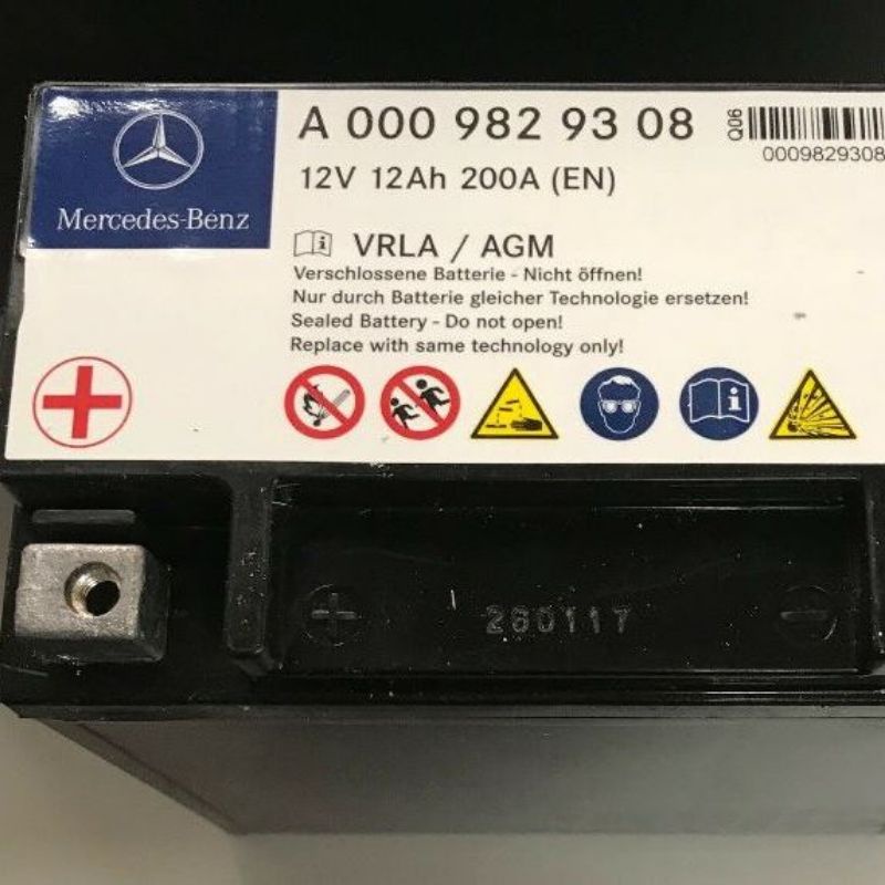 Mercedes-Benz Genuine battery 12V | Shopee Malaysia