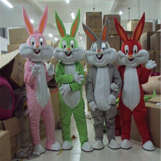 2023 Fancytrader Easter Bunny Mascot Costume Rabbit Mascot Costume Bunny Fancy Dress Many Colors 4856