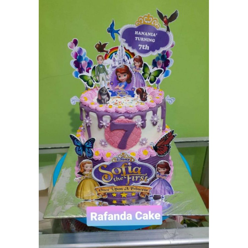 Sofia the first custom name birthday cake topper | Shopee Malaysia