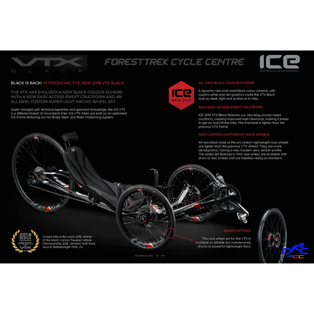 Ice cheap trike vtx