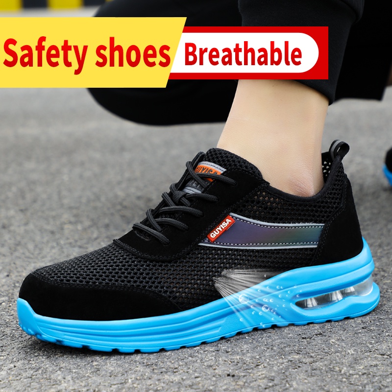 Guyisa Safety Shoes Kasut Safety Steel Toe Super Light Breathable