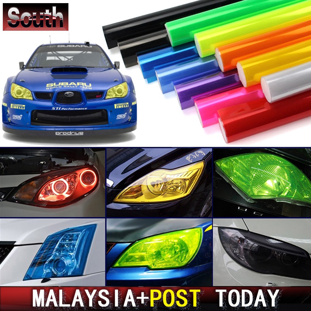 Car Headlight Sticker Tail Light Vinyl Film for Headlight Tint Wrap ...