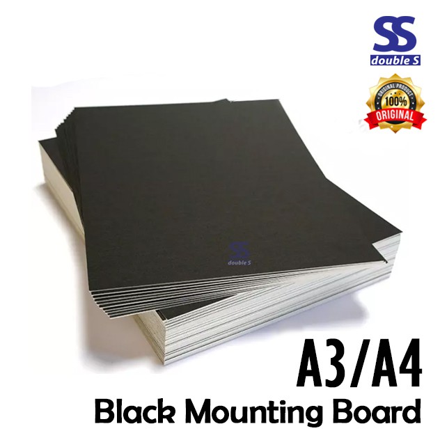A3/A2/A4 Mounting Board/Black Mounting Board/3PCS / 5PCS Shopee Malaysia