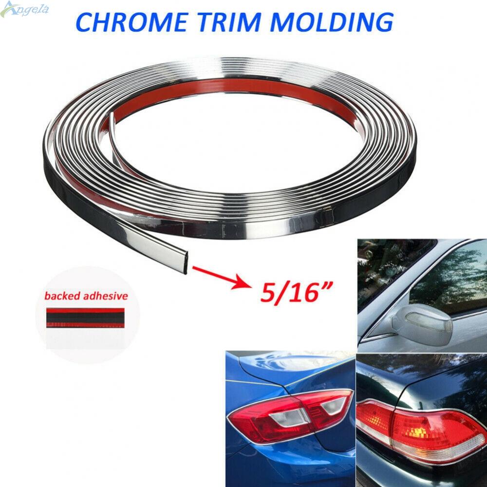 Chrome Trim Molding Car Roof Door Side Decorate Sliver Protector Strip ...