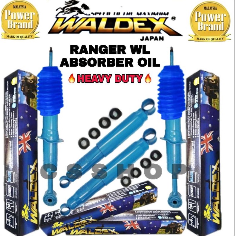 FORD RANGER WL ABSORBER FRONT AND REAR OIL HEAVY DUTY PERFORMACE NEW