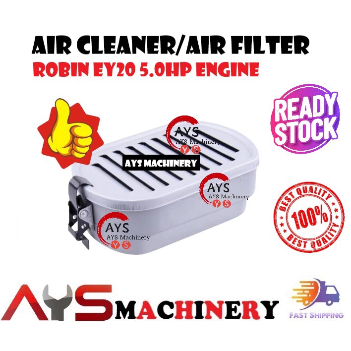 Robin EY20 5.0hp Enjine Air Cleaner Air Filter Penapis Carburetor ...