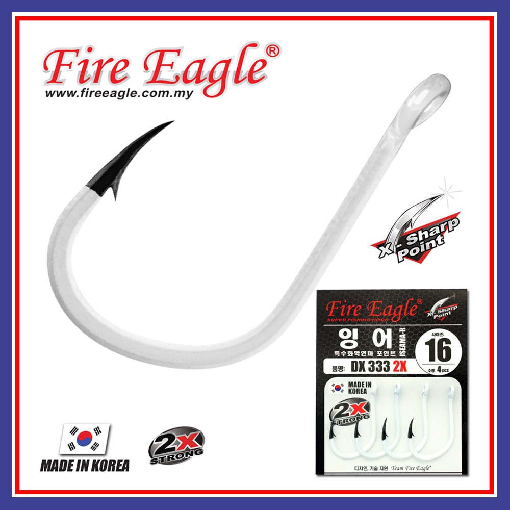 Fire Eagle ISEAMA Super Fishing Hook DX 333 Double Strong
