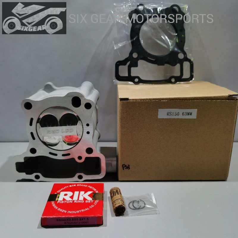 RED LEO RACING BLOCK Rs150 63mm Ceramic BLOCK RACING RS 150 100% REDLEO ...