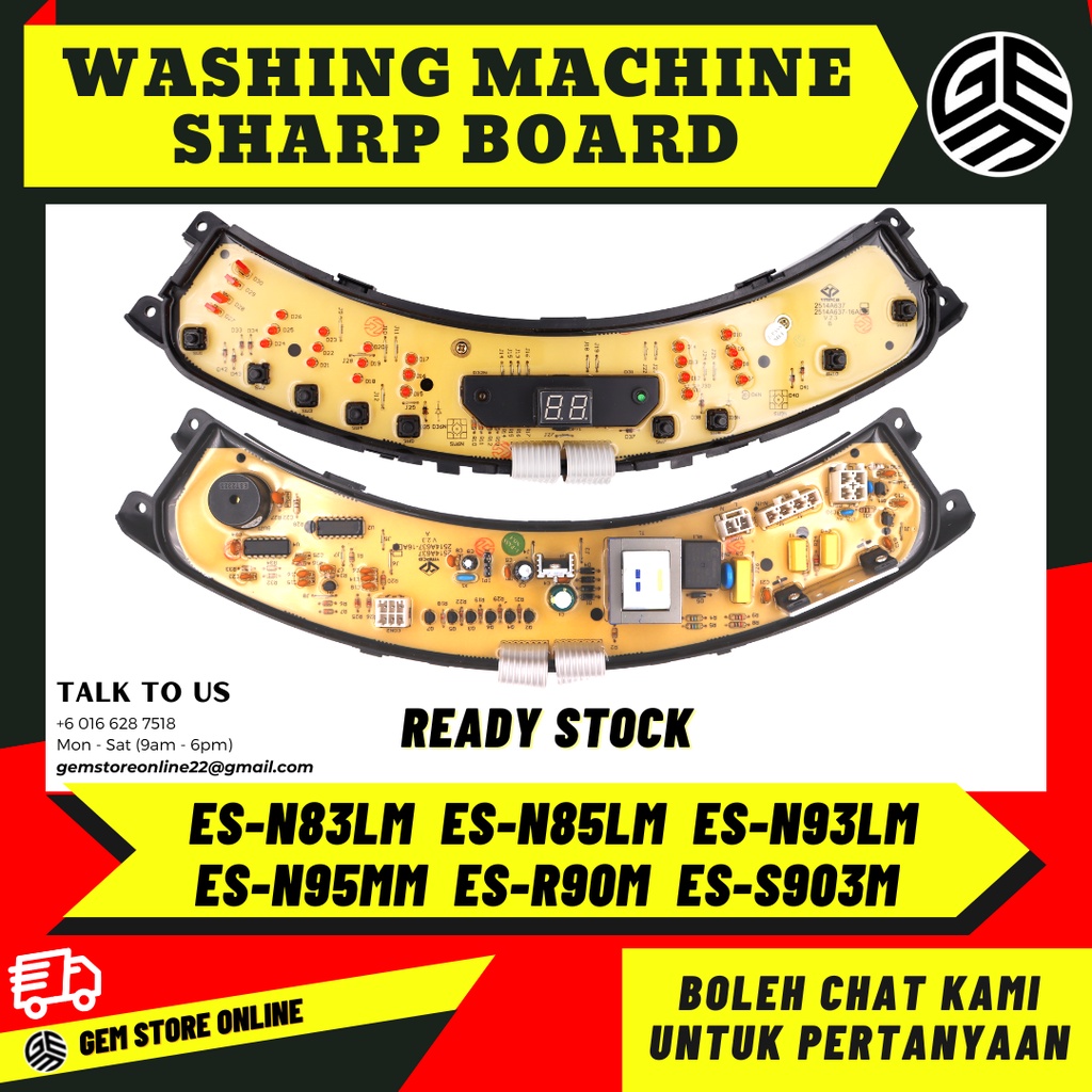 SHARP Washing Machine Board Board Mesin Basuh Sharp ES N83LM