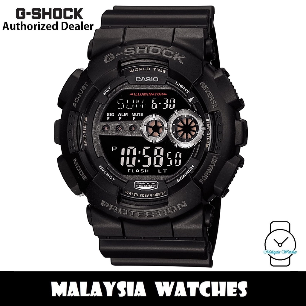 OFFICIAL MALAYSIA WARRANTY Casio G SHOCK GD 100 1B Standard Digital Watch ONE YEAR WARRANTY Shopee Malaysia