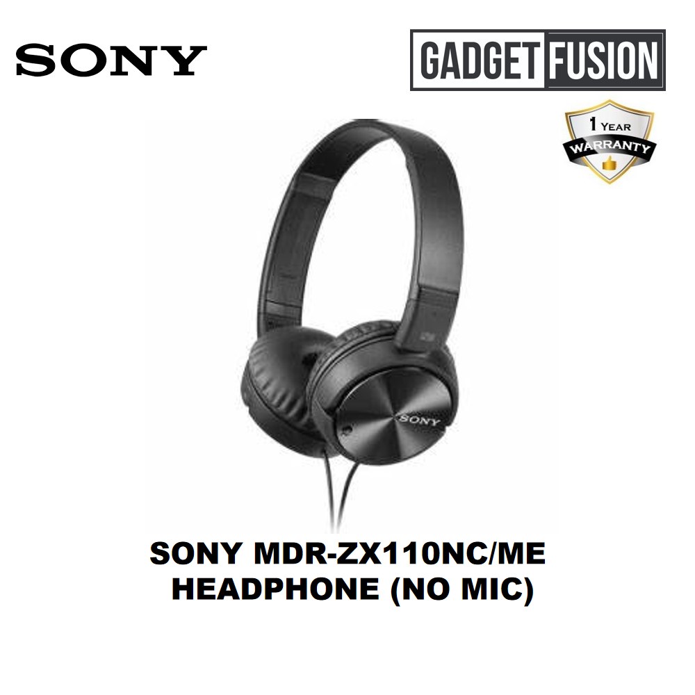 SONY MDR ZX110NC ME HEADPHONE NO MIC Shopee Malaysia