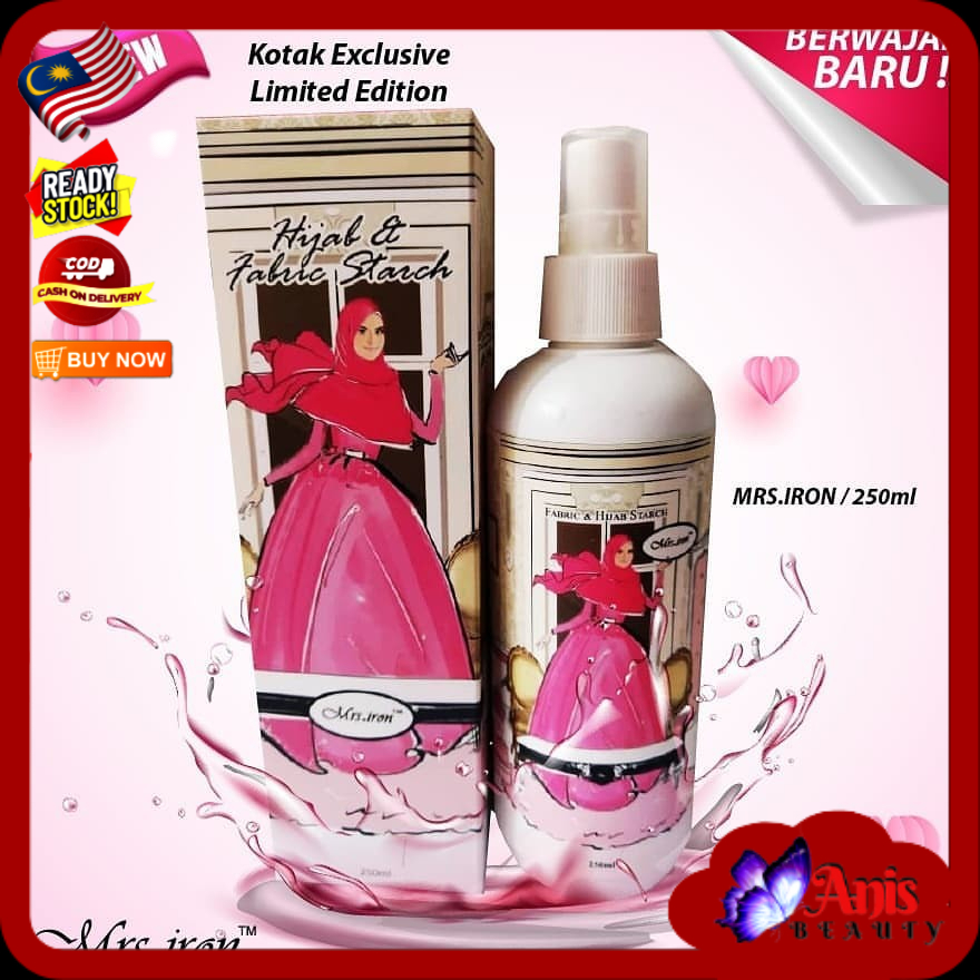 IRON TUDUNG MRS IRON SPRAY PENGERAS TUDUNG VIRAL 250ml 🌼AWNING ON POINT