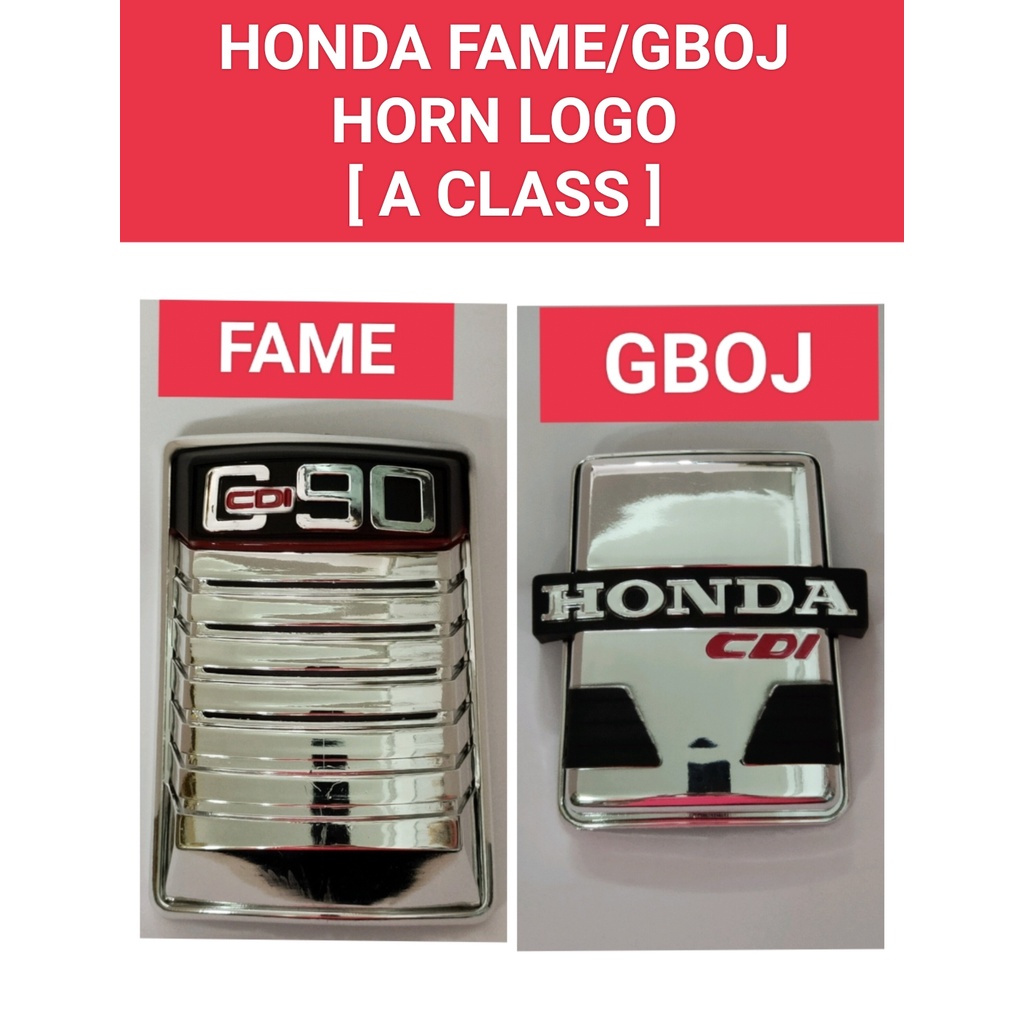 HONDA FAME/HONDA PETAK GBOJ [ A CLASS ] HORN LOGO/HORN EMBLEM/LAMBANG