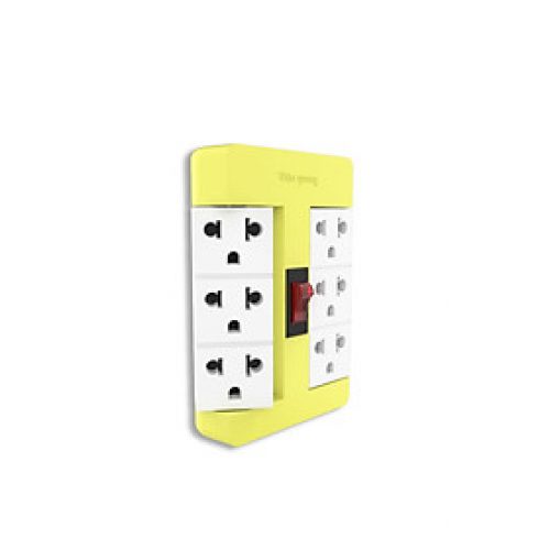 Dien Quang 90o rotating socket 6 holes 3 pins | Shopee Malaysia