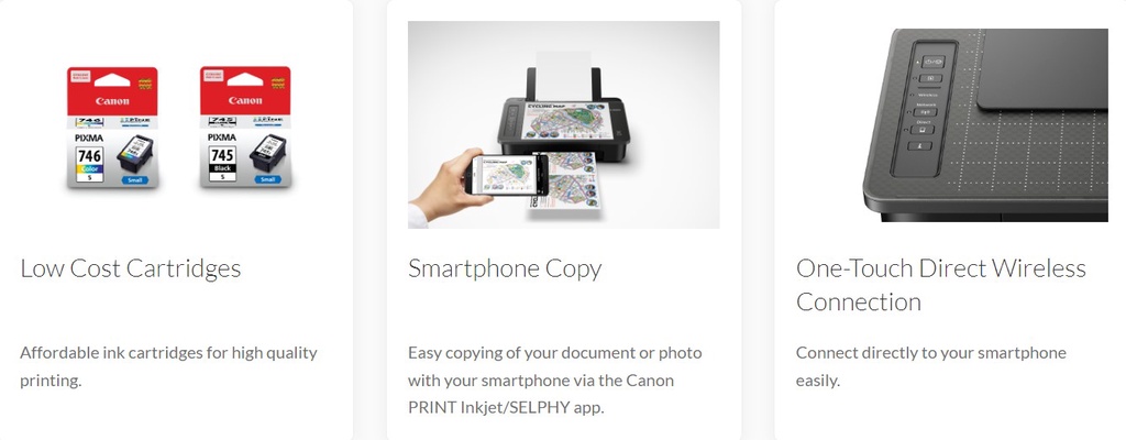 Canon PIXMA TS307 Wireless Single Function Home/Photo Printer | Shopee ...