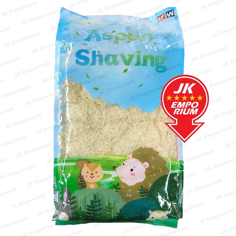10L KW Pets Aspen Shaving Hamster Bedding Wood Shavings Habuk Kayu