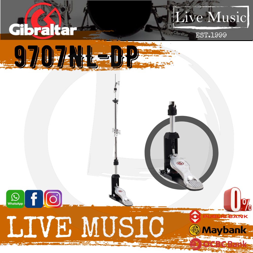 Gibraltar 9707NLDP Hi Hat Stand with Direct Pull, No Leg (9707 NLDP