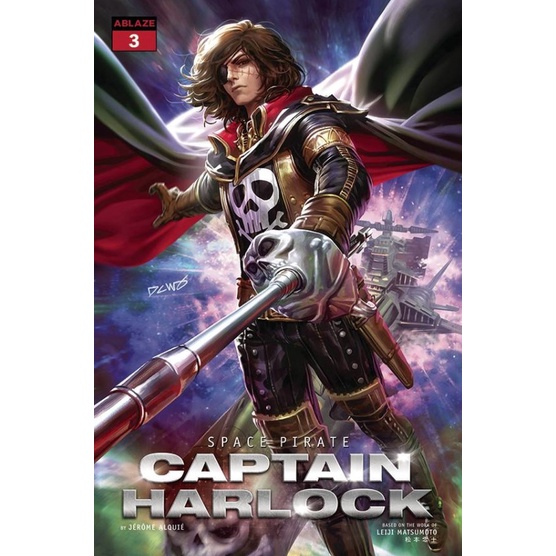 Space Pirate Captain Harlock 1 2 3 4 5 6 Complete Set Ablaze Comics Comic Book 3824