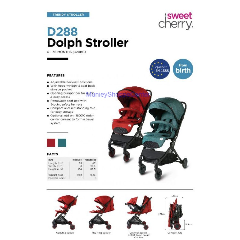 D288 store dolph stroller