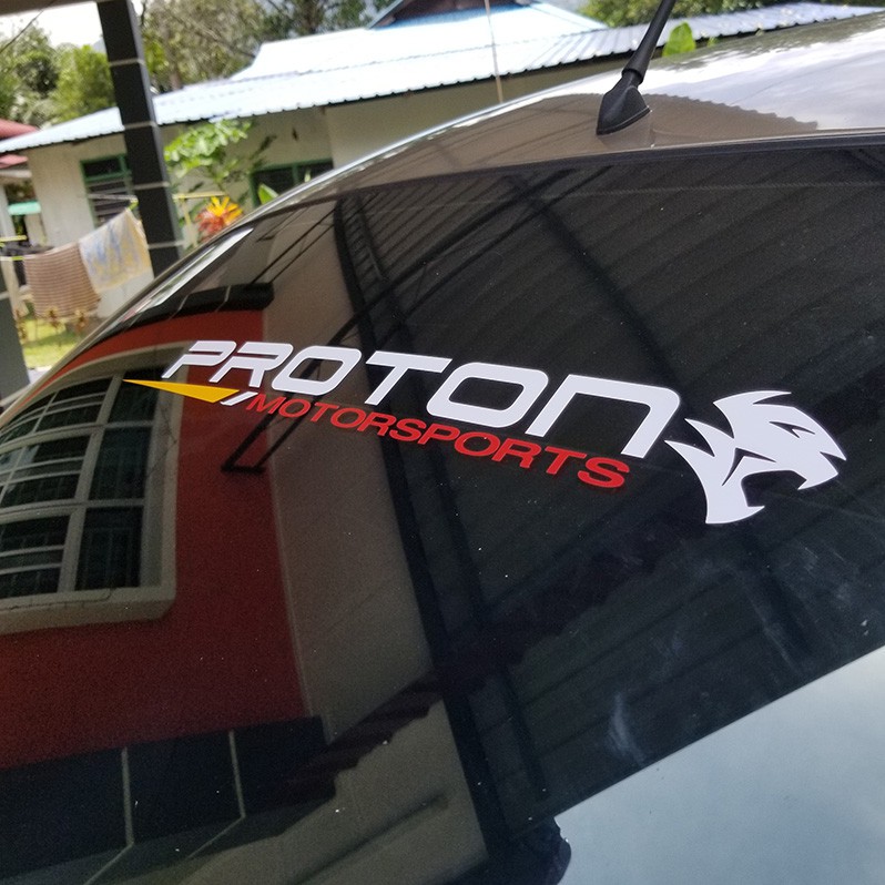Sticker Proton Motorsport(cermin depan) | Shopee Malaysia