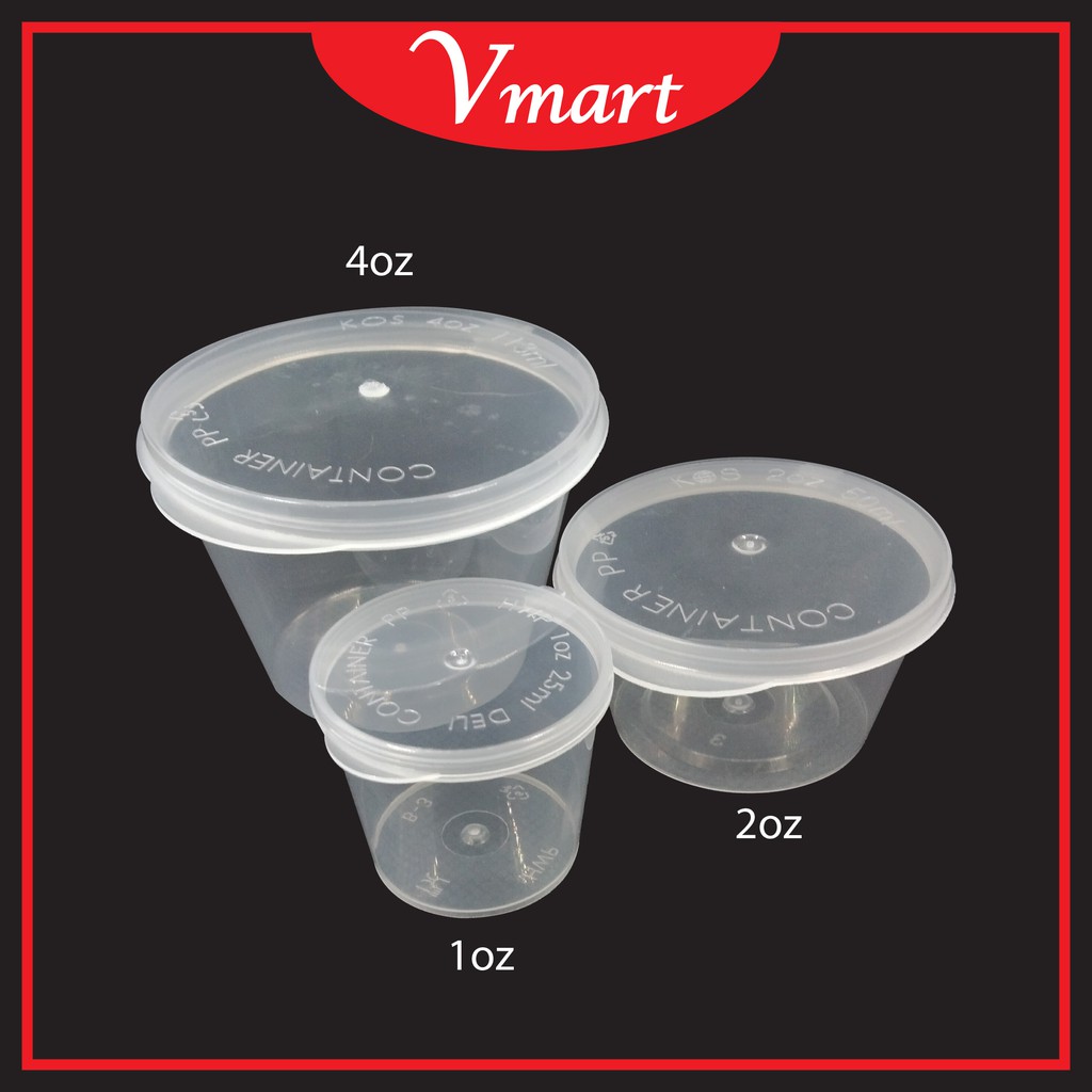 Sauce container 80cc 75mm round