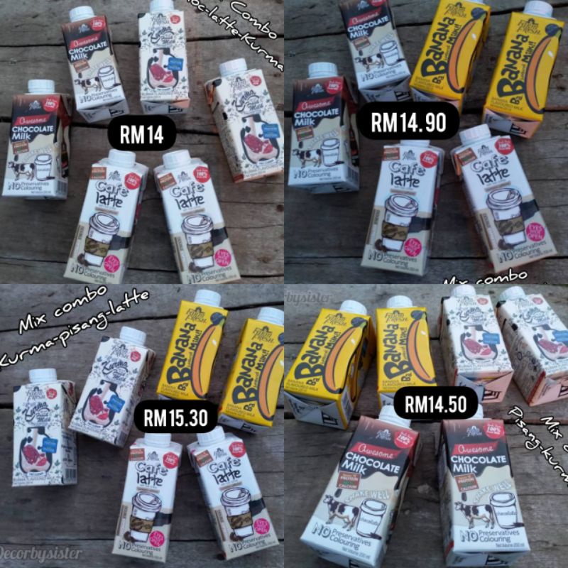 Susu Farm Fresh UHT 200ml (Mix Kombo) | Shopee Malaysia