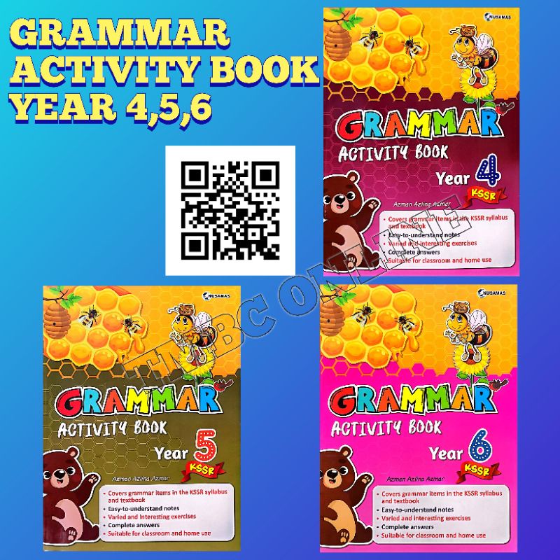 Grammar activity book year 4 5 6 kssr nusamas shopee malaysia