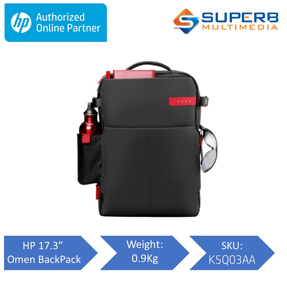 HP Omen Backpack 17.3 K5Q03AA Shopee Malaysia