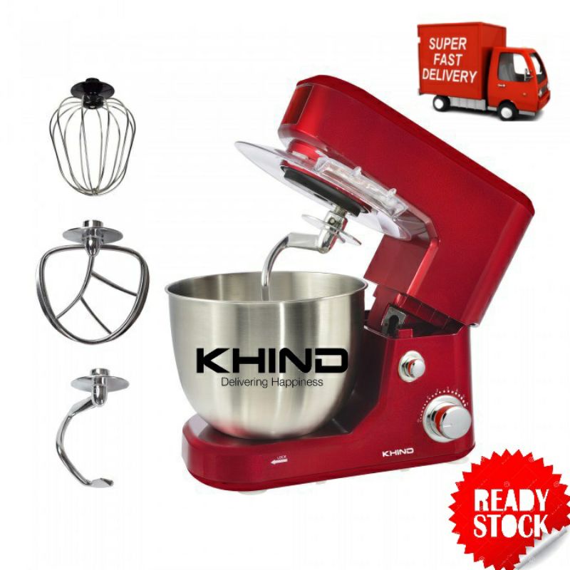 Khind Stand Mixer 5 speed 5.0 litre 1000W SM506P Shopee Malaysia