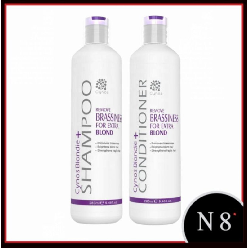 CYNOS COLORFLAME COLORMATE BLONDIE+ SILVER SHAMPOO/CONDITIONER 280ML ...