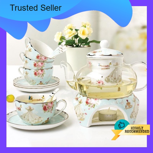 [ Local Ready Stocks ] Princess Style Tea Set European Design Teapot ...