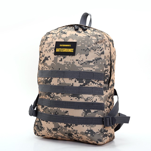 SMS Bag House (Pubg Level 3) Digital Bag USB Port Laptop Bag And College Bag  Military Colour