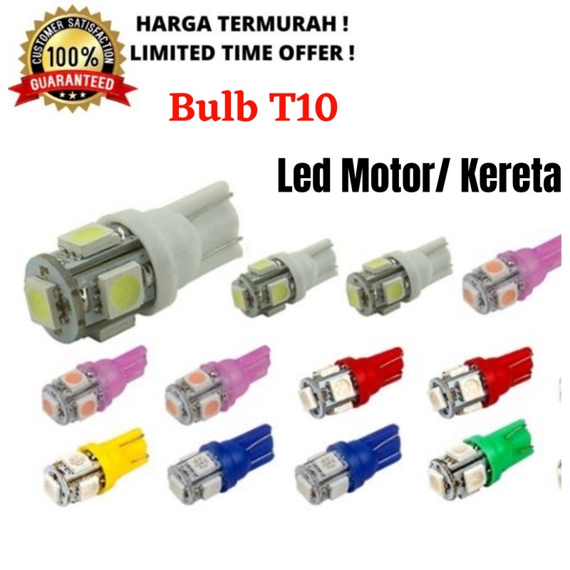 Promo🔥Bulb Kereta Motor 135Lc Y15zr Rs150 Nvx155 Lampu Dada Motor Lampu ...